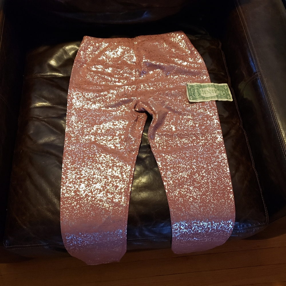 Pink Glitter LeggingsLarge